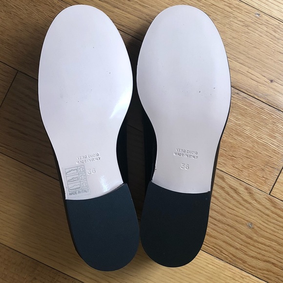 RED Valentino Patent Leather Flats Loafers Scallop - Picture 6 of 6